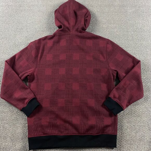 Vintage Southpole Hoodie Men's Medium Red Full Zip Y2K Hooded Sweatshirt - Picture 2 of 13